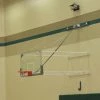 Gared Corner Mount Fold-Up Wall Mount Package With Glass Board, 4' - 6' Length Indoor Basketball Hoops