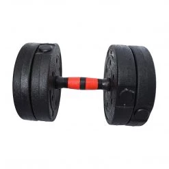 Aleko Dumbbells Adjustable Dumbbell Set For Home Gym Black