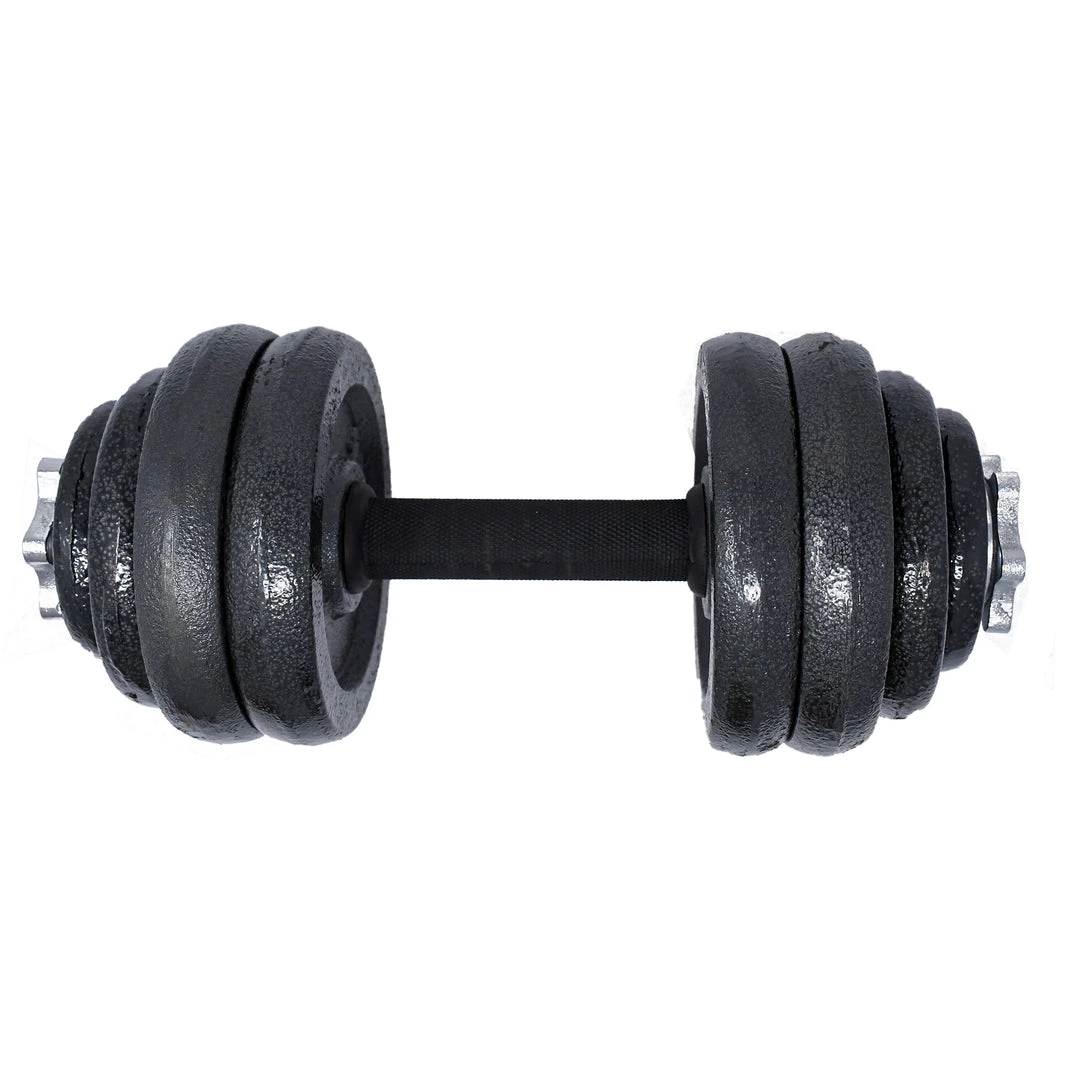 Aleko Cast Iron Adjustable Dumbbell Set For Home Gym - 66 Lbs (30 Kg) 4 Aleko Cast Iron Adjustable Dumbbell Set For Home Gym - 66 Lbs (30 Kg)