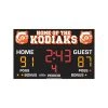 Athletic Connection Wall Mounted Basketball Scoreboards Everbrite Basketball Scoreboard 3' X 8' 4 Athletic Connection Wall Mounted Basketball Scoreboards Everbrite Basketball Scoreboard 3' X 8'