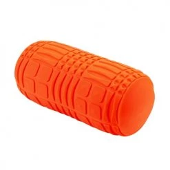Aleko Starting Pistol Accessories Grid Textured Massage Roller - 13.75 Inches Long - Orange