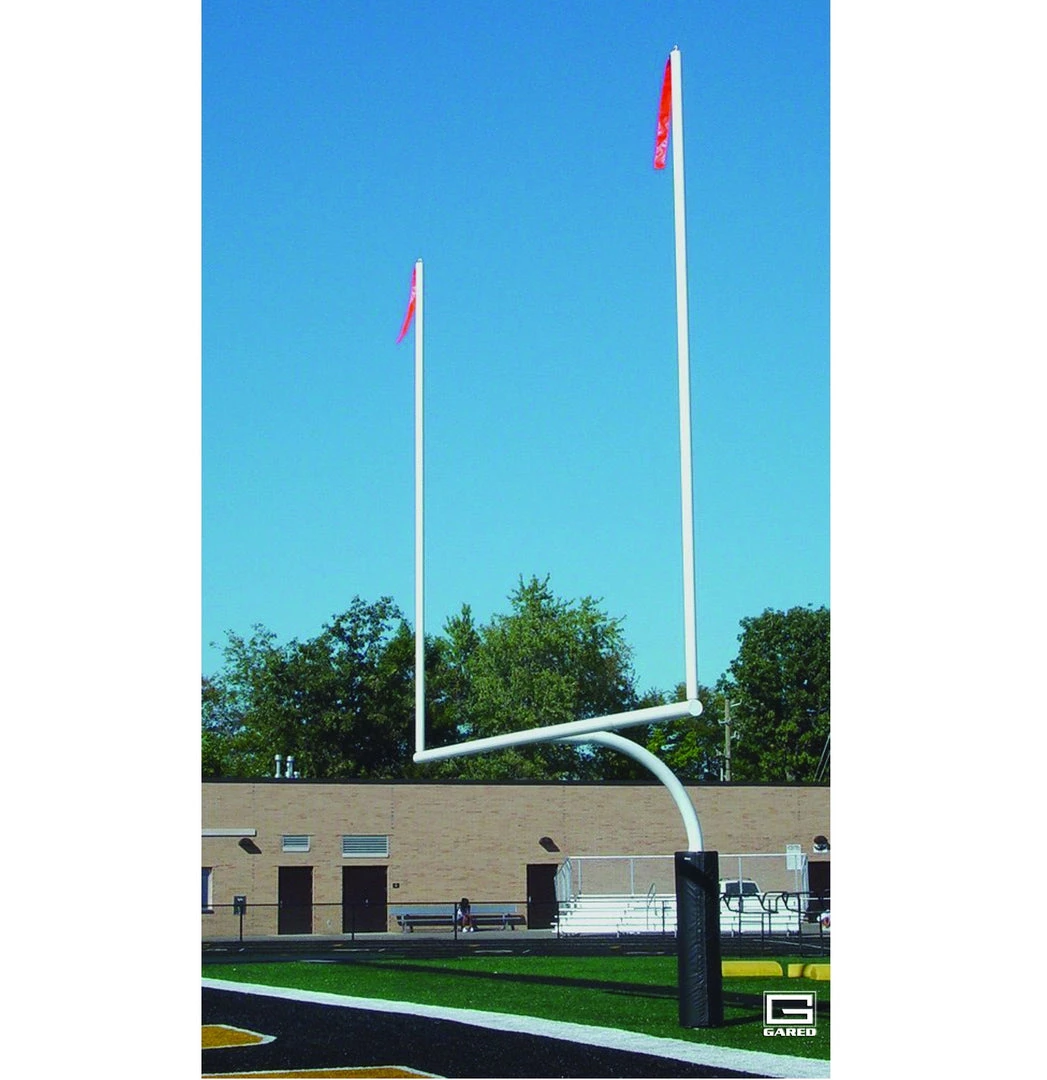 Gared High School 4-1/2" O.D. Football Goalpost, Permanent/Sleeve Mount 1 Gared High School 4-1/2" O.D. Football Goalpost, Permanent/Sleeve Mount