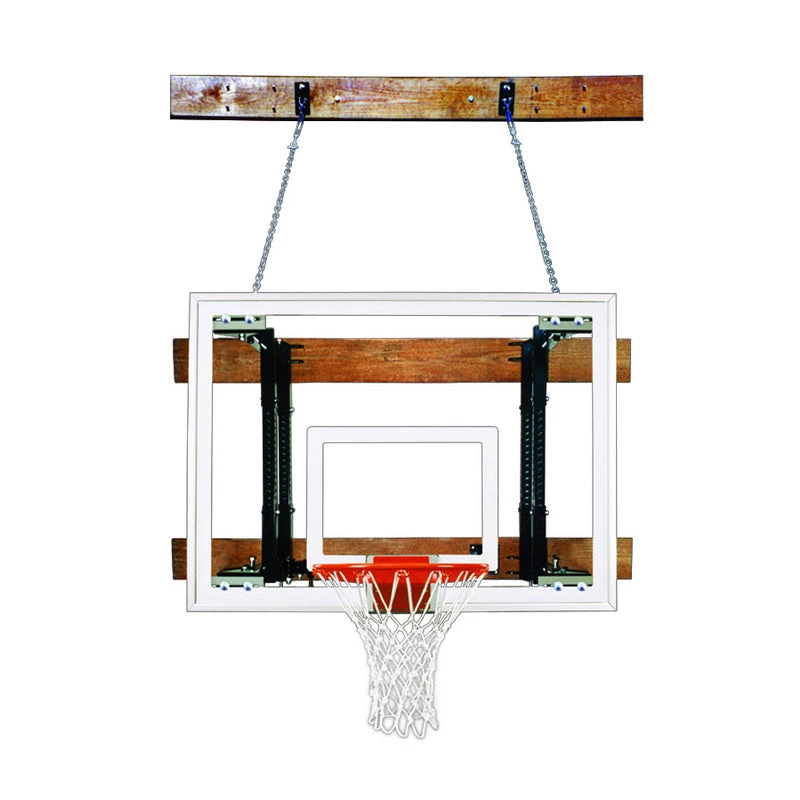 First Team FoldaMount68™ Folding Wall Mount Basketball Goal Institutional Basketball Hoops 9 First Team FoldaMount68™ Folding Wall Mount Basketball Goal Institutional Basketball Hoops