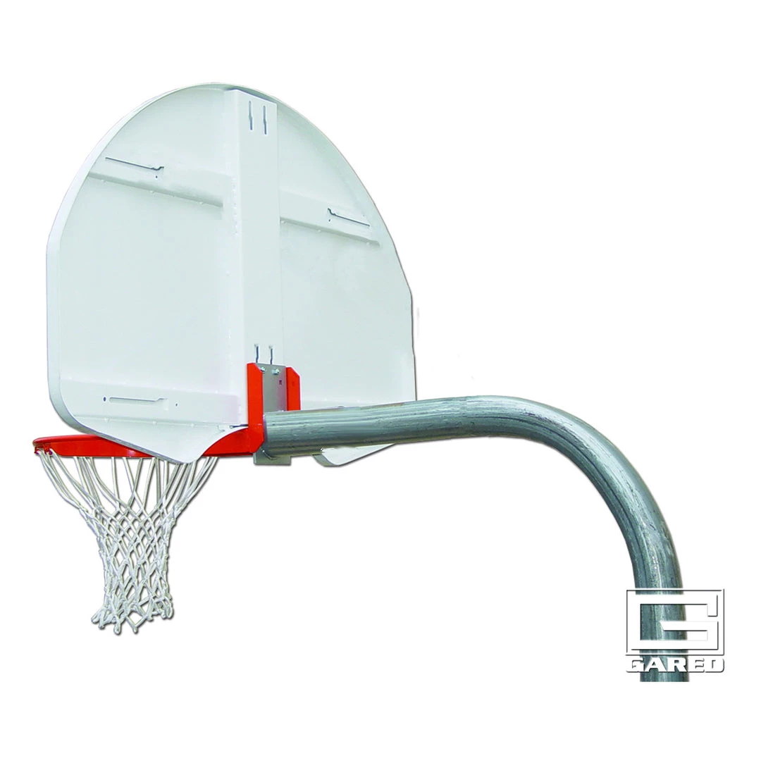 Outdoor Basketball Hoops Gared Economy Playground 3-1/2" O.D. Unbraced Rear-Mount Gooseneck Post 1 Outdoor Basketball Hoops Gared Economy Playground 3-1/2" O.D. Unbraced Rear-Mount Gooseneck Post