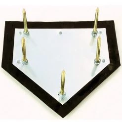 JayPro Starting Pistol Accessories Home Plate - Major League (5 Zinc-Plated Spikes)