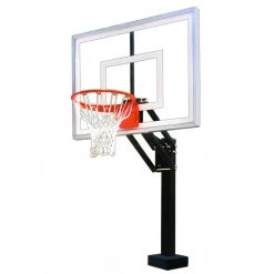 First Team HydroChamp In-Ground Adjustable Poolside Basketball Hoop Residential Basketball Hoops