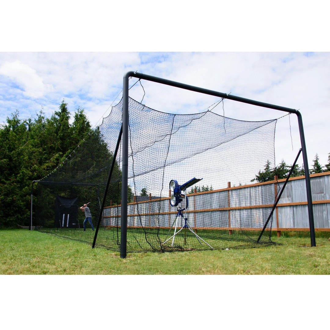 BCI Batting Cages Iron Horse Complete Batting Cage System #42 HDPE Net 13 BCI Batting Cages Iron Horse Complete Batting Cage System #42 HDPE Net