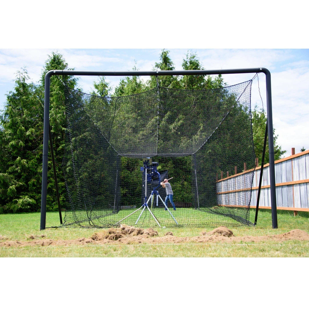 BCI Batting Cages Iron Horse Complete Batting Cage System #42 HDPE Net 17 BCI Batting Cages Iron Horse Complete Batting Cage System #42 HDPE Net
