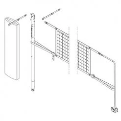 JayPro 3-½” Carbon Ultralite™ Volleyball Center Package