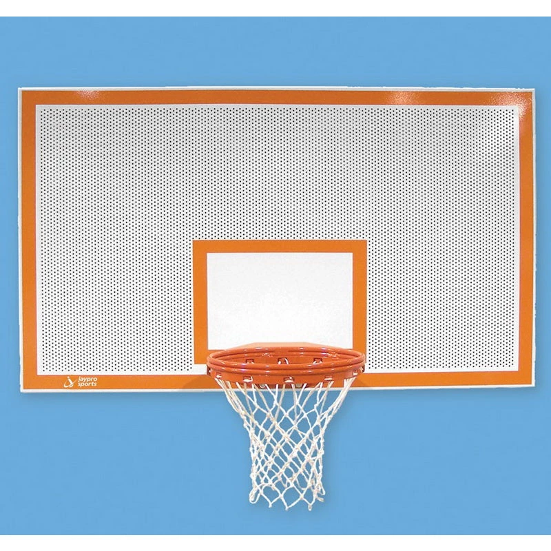 Jaypro 42'' Rectangular Perforated Steel Backboard 2 Jaypro 42'' Rectangular Perforated Steel Backboard