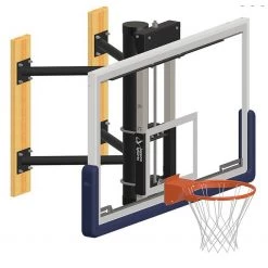 Jaypro Wall Mounted Glass Backboard Residential Basketball Hoops