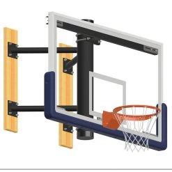 Jaypro Wall Mounted Glass Backboard Residential Basketball Hoops