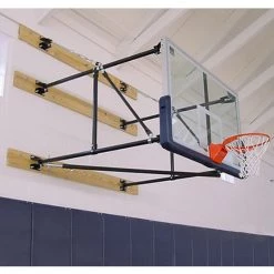 Jaypro Wall Mounted Side Folding Backstop System