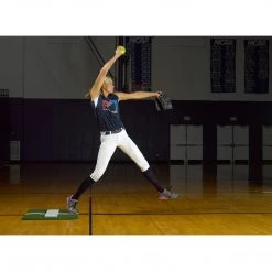 ProMounds Jennie Finch Softball Pitching Mini-Mat W/ Powerline