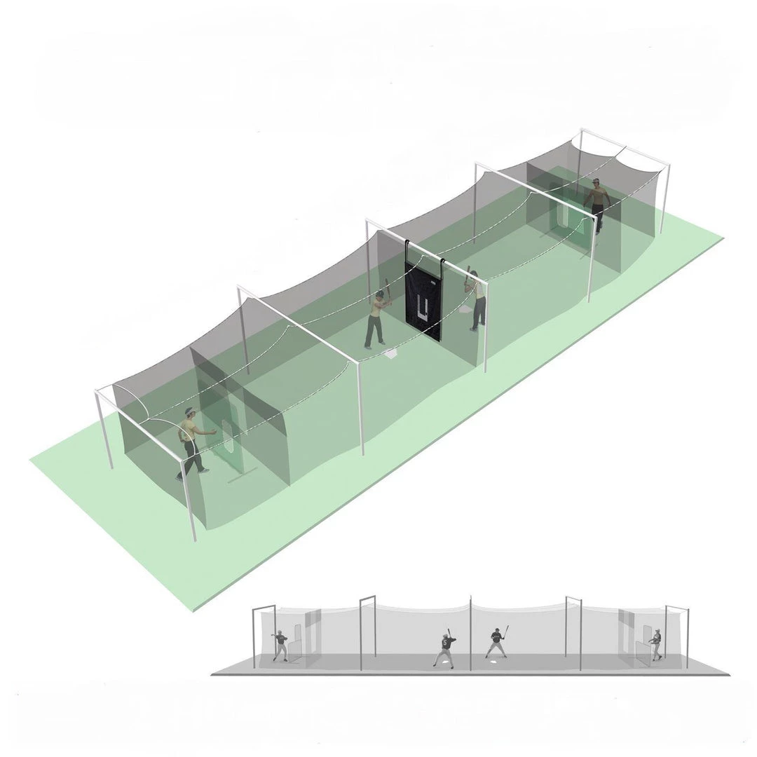 Jugs Split Cage™ With #96 Polyester Netting 1 Jugs Split Cage™ With #96 Polyester Netting