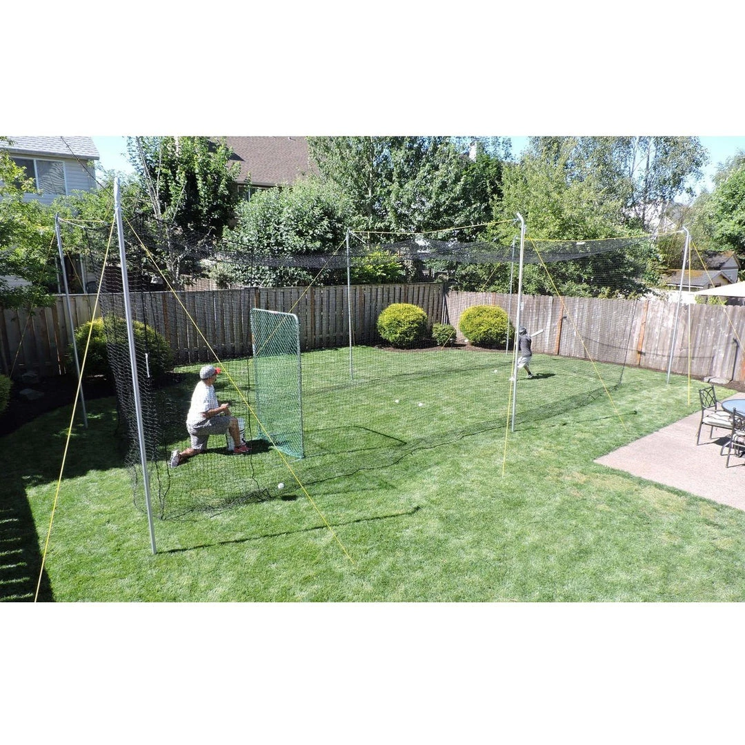 Jugs Hit At Home® Backyard Batting Cage #27 Polyethylene 8 Jugs Hit At Home® Backyard Batting Cage #27 Polyethylene