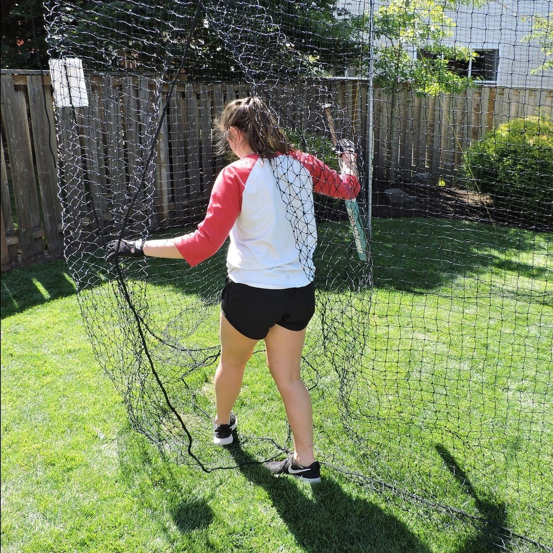 Jugs Hit At Home® Backyard Batting Cage #27 Polyethylene 4 Jugs Hit At Home® Backyard Batting Cage #27 Polyethylene