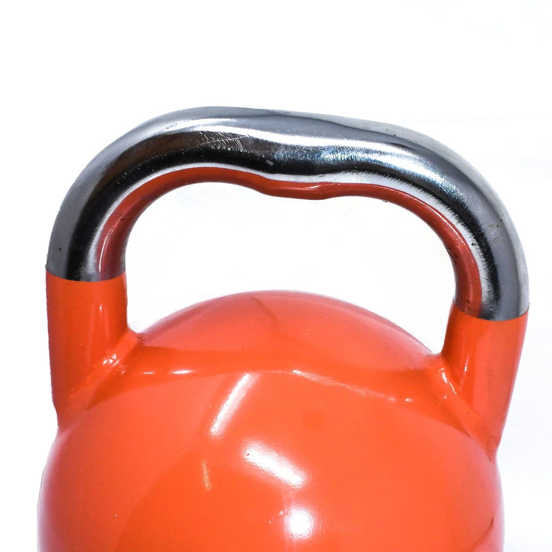 Aleko Premium Coated Steel Kettlebell - 26 Lbs (12 Kg) - Coral Orange 3 Aleko Premium Coated Steel Kettlebell - 26 Lbs (12 Kg) - Coral Orange