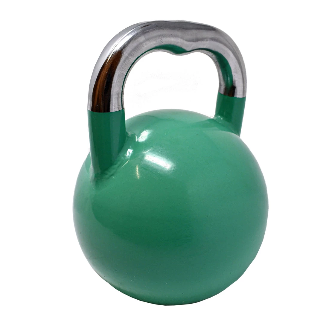 Aleko Starting Pistol Accessories Premium Coated Steel Kettlebell - 31 Lbs (14 Kg) - Green 2 Aleko Starting Pistol Accessories Premium Coated Steel Kettlebell - 31 Lbs (14 Kg) - Green
