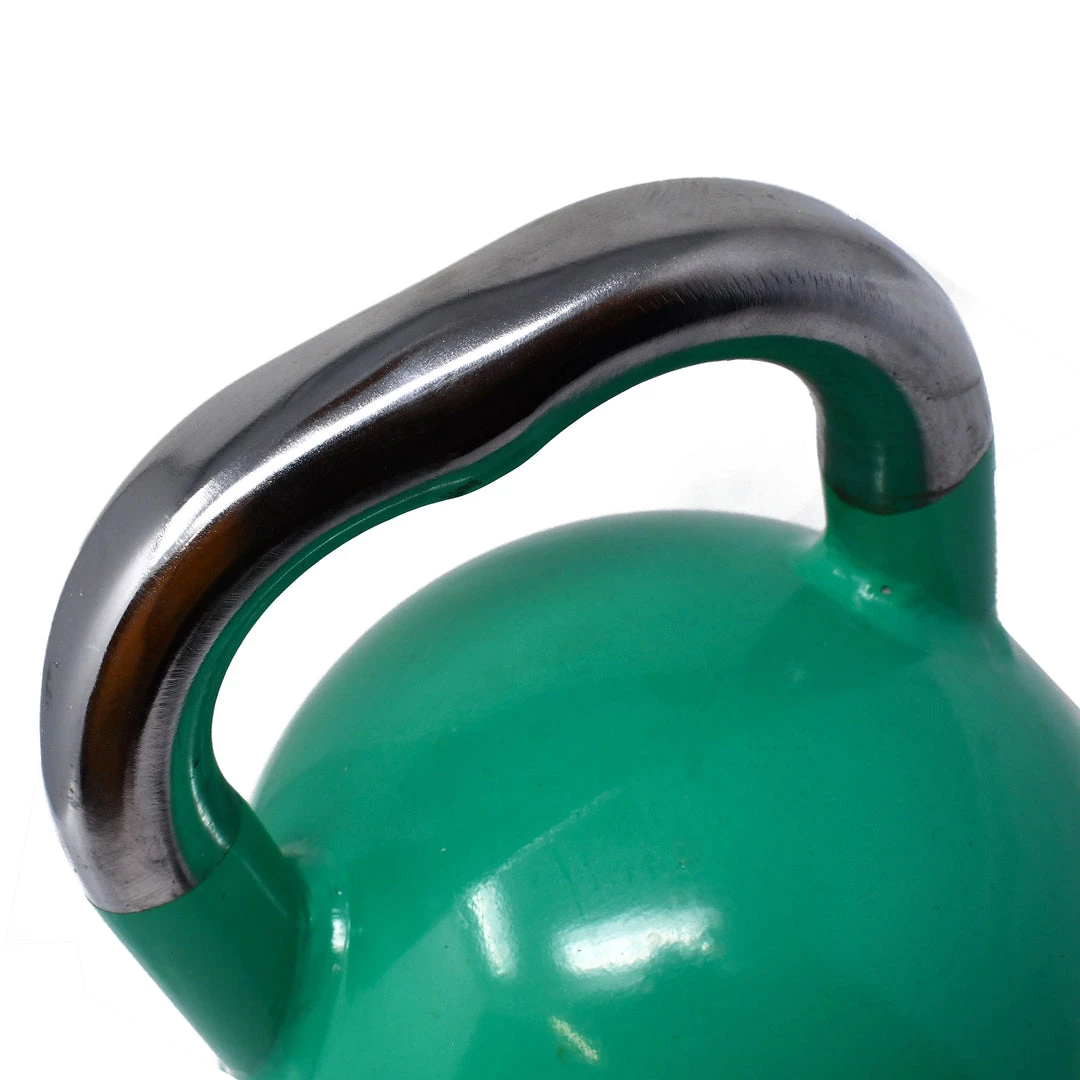 Aleko Starting Pistol Accessories Premium Coated Steel Kettlebell - 31 Lbs (14 Kg) - Green 3 Aleko Starting Pistol Accessories Premium Coated Steel Kettlebell - 31 Lbs (14 Kg) - Green