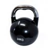 Aleko Starting Pistol Accessories Premium Coated Steel Kettlebell - 53 Lbs (24 Kg) - Black