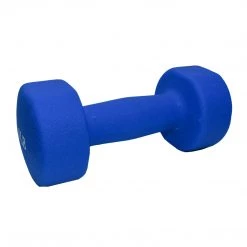 Aleko Non-Slip Hexagonal Shaped Free Weight Dumbbells Blue - Set Of 2