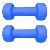 Aleko Non-Slip Hexagonal Shaped Free Weight Dumbbells Blue - Set Of 2