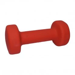 Aleko Non-Slip Hexagonal Shaped Free Weight Dumbbells Red - Set Of 2