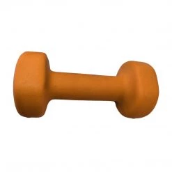 Aleko Non-Slip Hexagonal Shaped Free Weight Dumbbells - 7 Lbs - Orange - Set Of 2