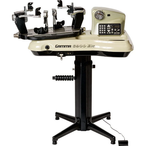 Gamma Sports Gamma 6900 ELS Electronic Tennis Stringing Machine 1 Gamma Sports Gamma 6900 ELS Electronic Tennis Stringing Machine