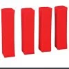Jaypro Football Field Markers - Free Standing Pylons (Set Of 4 Orange)