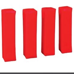 Jaypro Football Field Markers - Free Standing Pylons (Set Of 4 Orange)