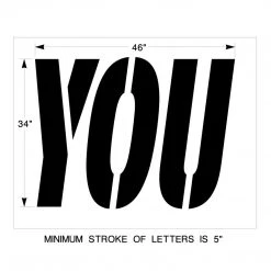 Newstripe McDonalds 34 Inch You Stencil Starting Pistol Accessories