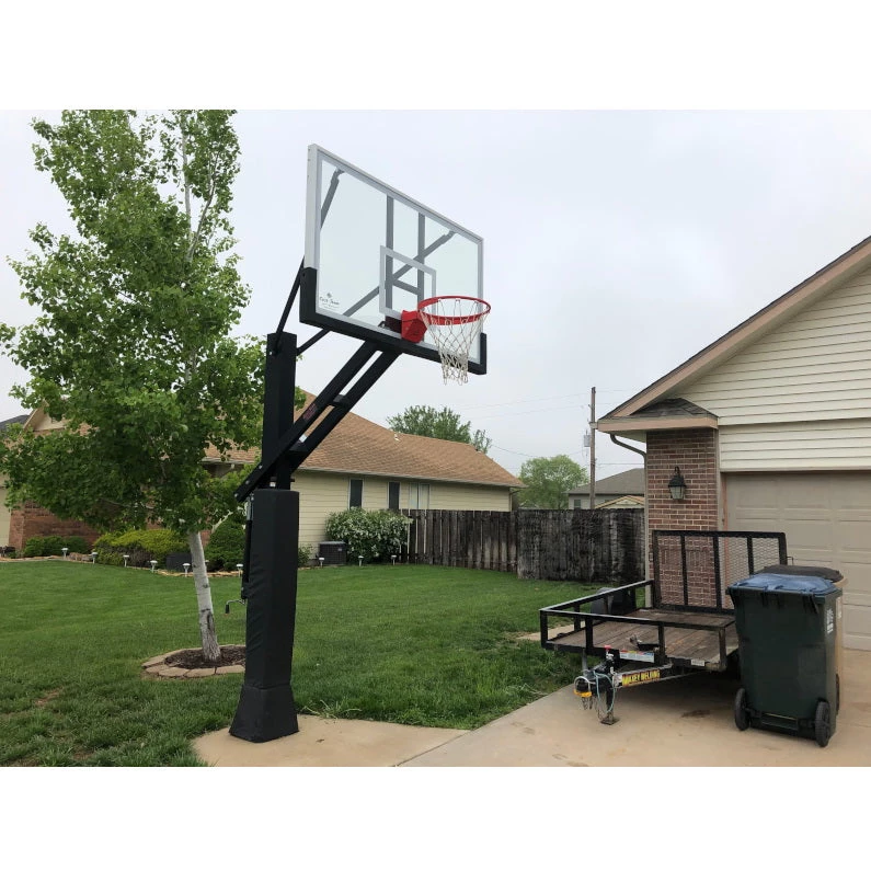 Residential Basketball Hoops First Team Stainless Olympian™ Adjustable Basketball Goal 5 Residential Basketball Hoops First Team Stainless Olympian™ Adjustable Basketball Goal