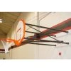 Gared Corner Mount Side-Fold Wall Mount Package With Steel Board, 4' - 6' Length Indoor Basketball Hoops