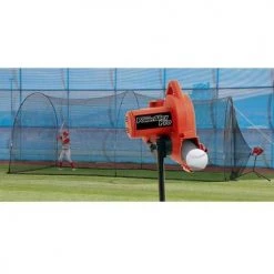 Heater Sports Starting Pistol Accessories PowerAlley Pro Real Ball Machine & PowerAlley 22' Cage