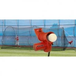 Heater Sports Power Alley 11 In Softball Machine & PowerAlley 22 Ft. Cage Softball Pitching Machines