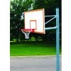 Gared Heavy Duty 5-9/16" O.D. Straight Post Marked Steel Backboard Basketball Package Outdoor Basketball Hoops