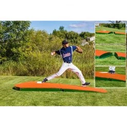 Portolite 10" Two-Piece Portable Practice Pitching Mound 15 Portolite 10