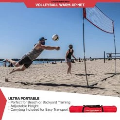 Starting Pistol Accessories Powernet Volleyball Warm Up Net