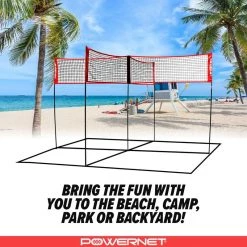 Powernet Volleyball Four Square Net