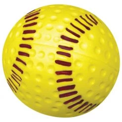Sports Attack 12" Yellow Dimpled Seamed Softballs