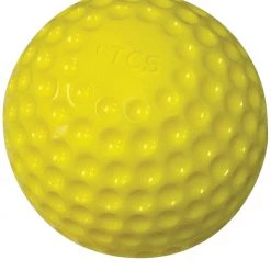 Sports Attack 12" Yellow Dimpled Pitching Machine Softballs Pitching Machine Balls