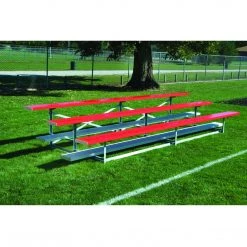 Bison Inc. Standard Steel Structure Portable Outdoor Bleachers