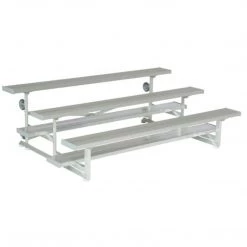Athletic Connection 2-4 Row Portable Tip N' Roll Aluminum Bleachers