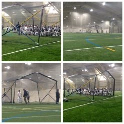 BATCO Indoor And Outdoor Collapsible Home Plate Batting Cage #36 Nylon