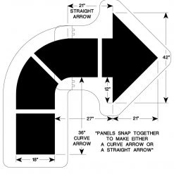 Newstripe Walgreens Parking Lot Arrow Set Starting Pistol Accessories