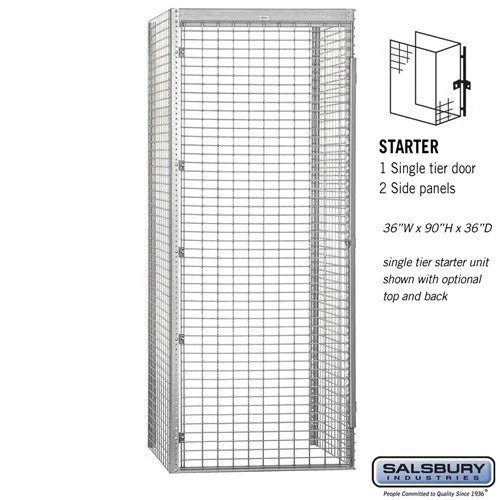 Starting Pistol Accessories Salsbury 36" Wide Single Tier Bulk Storage Locker 1 Starting Pistol Accessories Salsbury 36" Wide Single Tier Bulk Storage Locker