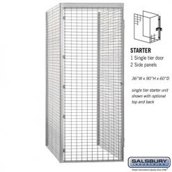 Starting Pistol Accessories Salsbury 36" Wide Single Tier Bulk Storage Locker 9 Starting Pistol Accessories Salsbury 36