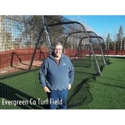 Batting Cages BATCO Indoor And Outdoor Foldable Batting Cage With Net #42 Nylon